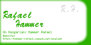 rafael hammer business card